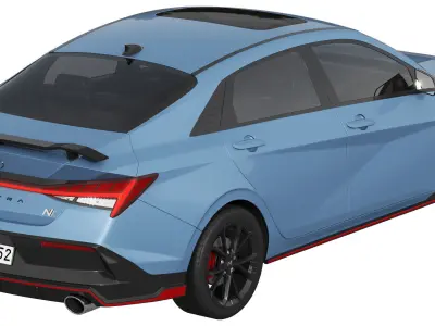 Hyundai Elantra N 2024 3D model