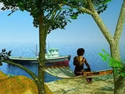 hammock rope 3D model