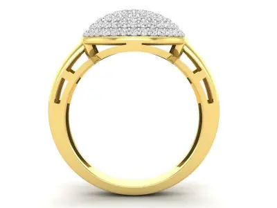 AV 480 Round shape finger ring 3D print model