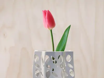 Stylized vase for 3D Printing Free 3D print model