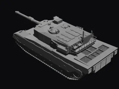Type 90 mbt jgsdf 3D print model