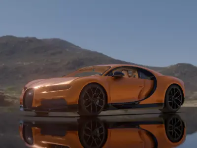 TOPG Bugatti Edition - Photorealistic Low-poly 3D model