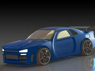 Nissan Skyline R34 Free 3D print model
