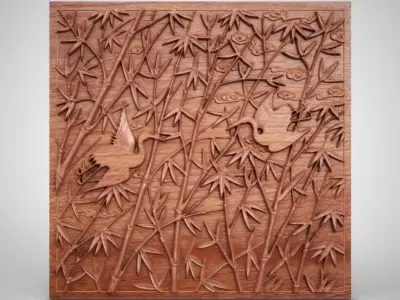 Stork Ornament 3D print model