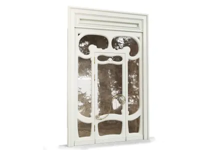 Entrance classic door 59 3D model