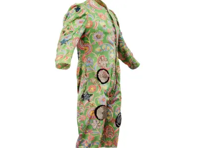 Clown Suit A Low-poly 3D model