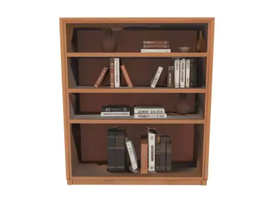 BOOKSHELF 3D model