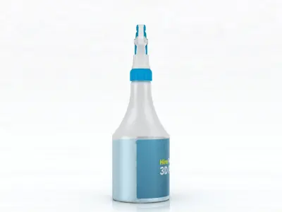 Spray Bottle Low-poly 3D model