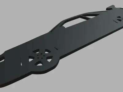 Nissan Skyline GTR R34 Key Ring 3D print model