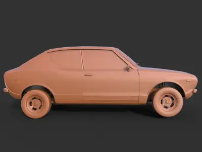 Datsun 100A  3D print model