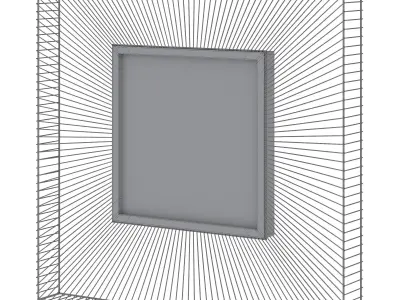 Mirror Filo Square by Kare Design 3D model
