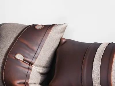 Set of decorative cushion 3D model purchase