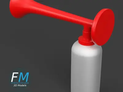 Air horn 3D model