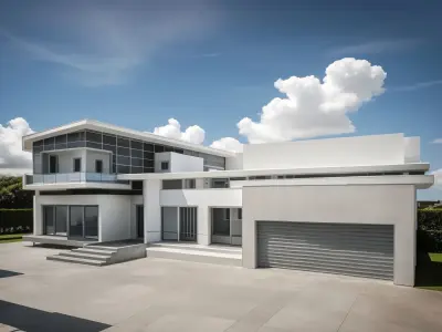 Katonah Residential Villa Revit Model Low-poly 3D model