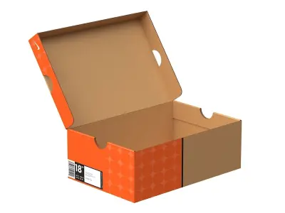 Nike Shoe Box PBR 05 Low-poly 3D model