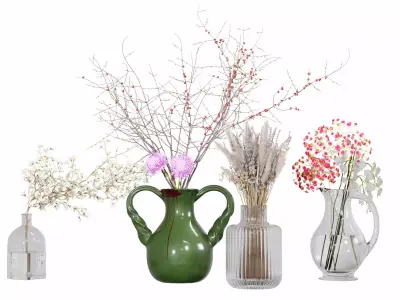 Flower bouquets 09 3D model