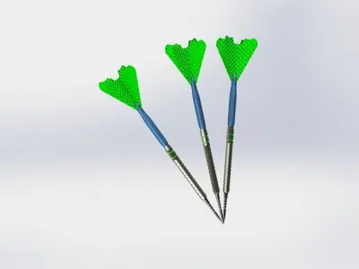 3D darts dart 3D model