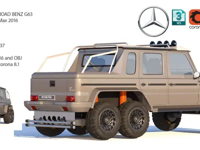 OFF ROAD BENZ G63 3D model by mohsenzahedi73