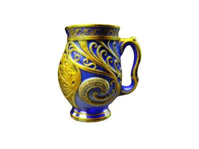 Elegant Ceramic Vase 3D Model - Timeless Home Decor 3D print model