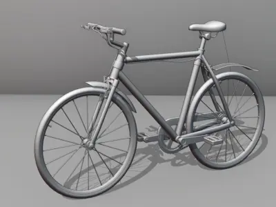 Bicycle Opera 3D Lowpoly Model  in Less Price Low-poly 3D model