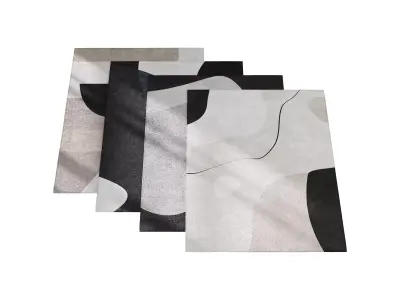 Carpet set 18 3D model