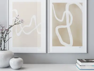 Photo Frames Set 428 3D model