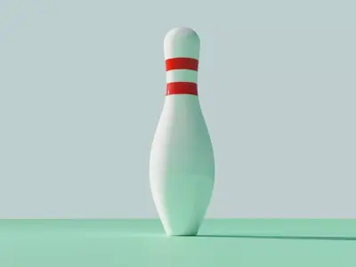 Ultra Realistic Bowling Pin Free 3D model