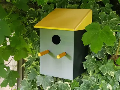 Eco Friendly Bird Box For Gardens Balconies Walls By CC3D 3D print model