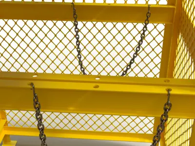 3D model of a box for a gas cylinder 3D model