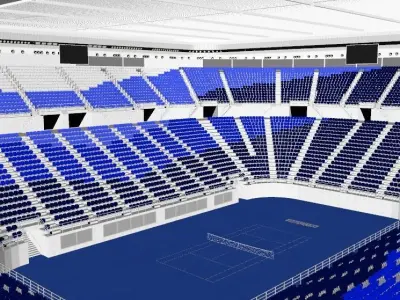 Rod Laver Arena Low-poly 3D model