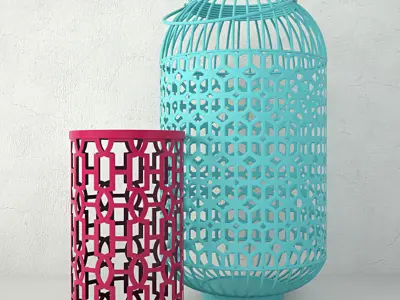 Lattice Lanterns 3D model