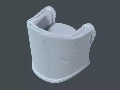 Roman Stone Lion Chair  3D print model