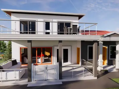 VILLA 3D model buy