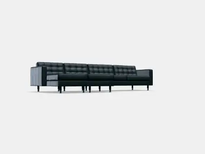 LANDSKRONA 5-seat sofa Low-poly 3D model