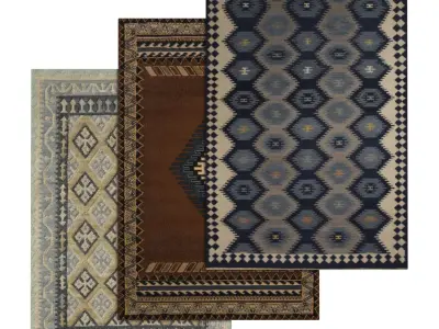 Rug Set 929 3D model