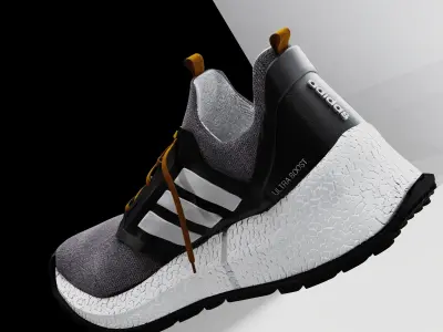 Adidas ULTRABOOST concept running shoe 3D model