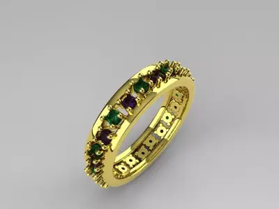 Anillo doble  3D print model