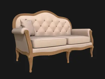 Classic-Style Sofa 3D model