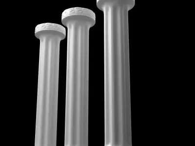 Stylized Greek Pillar 3D model