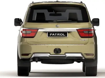 Nissan Patrol V8 Platinum 2021 3D model