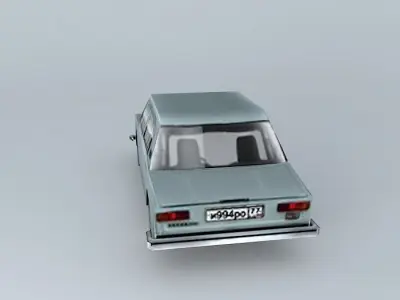 VAZ 21011 car Free 3D model