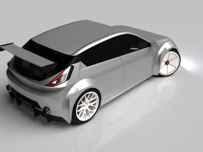 TurboFan Radioactive Rim Kit 3D model