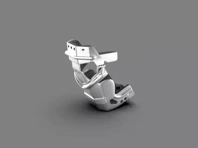Butler Built Pro Lite Advantage Slide Job Racing Seat 3D print model