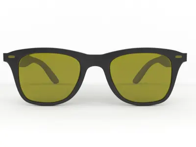 Classic Polarized Sunglasses 3D model