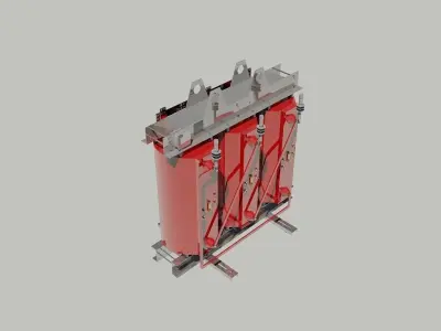 Cast-Resin Transformer 800 kVA - 2004 kV Free 3D model