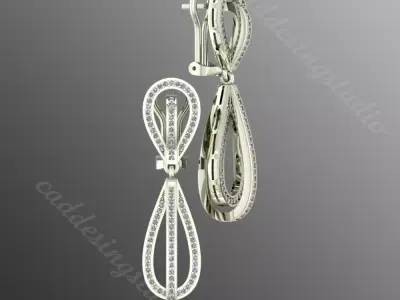 Earrings dp1 3D print model