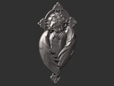 little angel 3D print model purchase