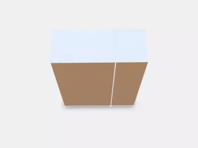 PAX - FORSAND Wardrobe combination 8 Low-poly 3D model