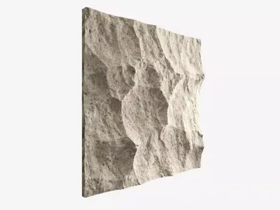 430-RockPanel sandstone wall texture 3D model