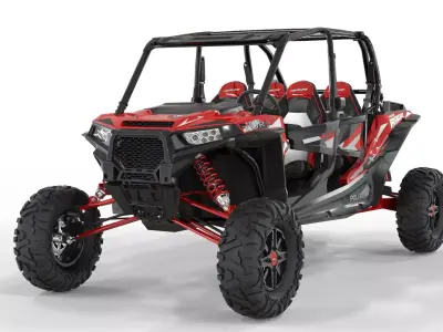 polaris rzr s4 1000  3D model